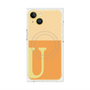 プレミアムパネル with MagSafe［ オリジナル - initial two tone - U orange ］