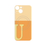 プレミアムパネル with MagSafe［ オリジナル - initial two tone - U orange ］