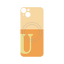 プレミアムパネル with MagSafe［ オリジナル - initial two tone - U orange ］
