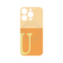 プレミアムパネル with MagSafe［ オリジナル - initial two tone - U orange ］