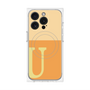 プレミアムパネル with MagSafe［ オリジナル - initial two tone - U orange ］