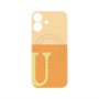 プレミアムパネル with MagSafe［ オリジナル - initial two tone - U orange ］