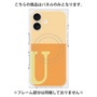 プレミアムパネル with MagSafe［ オリジナル - initial two tone - U orange ］