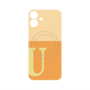 プレミアムパネル with MagSafe［ オリジナル - initial two tone - U orange ］