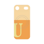 プレミアムパネル with MagSafe［ オリジナル - initial two tone - U orange ］