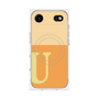 プレミアムパネル with MagSafe［ オリジナル - initial two tone - U orange ］
