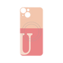 プレミアムパネル with MagSafe［ オリジナル - initial two tone - U pink ］