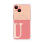 プレミアムパネル with MagSafe［ オリジナル - initial two tone - U pink ］
