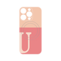 プレミアムパネル with MagSafe［ オリジナル - initial two tone - U pink ］