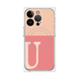 プレミアムパネル with MagSafe［ オリジナル - initial two tone - U pink ］