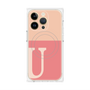プレミアムパネル with MagSafe［ オリジナル - initial two tone - U pink ］