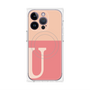 プレミアムパネル with MagSafe［ オリジナル - initial two tone - U pink ］