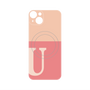 プレミアムパネル with MagSafe［ オリジナル - initial two tone - U pink ］