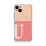 プレミアムパネル with MagSafe［ オリジナル - initial two tone - U pink ］