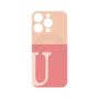 プレミアムパネル with MagSafe［ オリジナル - initial two tone - U pink ］