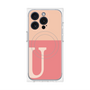 プレミアムパネル with MagSafe［ オリジナル - initial two tone - U pink ］
