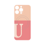 プレミアムパネル with MagSafe［ オリジナル - initial two tone - U pink ］