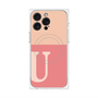 プレミアムパネル with MagSafe［ オリジナル - initial two tone - U pink ］