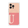 プレミアムパネル with MagSafe［ オリジナル - initial two tone - U pink ］