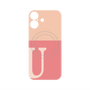 プレミアムパネル with MagSafe［ オリジナル - initial two tone - U pink ］