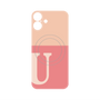 プレミアムパネル with MagSafe［ オリジナル - initial two tone - U pink ］