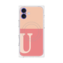 プレミアムパネル with MagSafe［ オリジナル - initial two tone - U pink ］