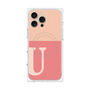 プレミアムパネル with MagSafe［ オリジナル - initial two tone - U pink ］