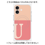 プレミアムパネル with MagSafe［ オリジナル - initial two tone - U pink ］