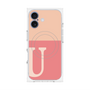 プレミアムパネル with MagSafe［ オリジナル - initial two tone - U pink ］