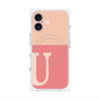 プレミアムパネル with MagSafe［ オリジナル - initial two tone - U pink ］