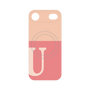 プレミアムパネル with MagSafe［ オリジナル - initial two tone - U pink ］