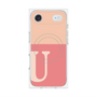 プレミアムパネル with MagSafe［ オリジナル - initial two tone - U pink ］