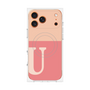 プレミアムパネル with MagSafe［ オリジナル - initial two tone - U pink ］