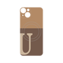 プレミアムパネル with MagSafe［ オリジナル - initial two tone - U brown ］