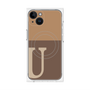 プレミアムパネル with MagSafe［ オリジナル - initial two tone - U brown ］