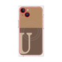 プレミアムパネル with MagSafe［ オリジナル - initial two tone - U brown ］