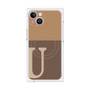 プレミアムパネル with MagSafe［ オリジナル - initial two tone - U brown ］