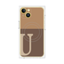 プレミアムパネル with MagSafe［ オリジナル - initial two tone - U brown ］