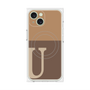 プレミアムパネル with MagSafe［ オリジナル - initial two tone - U brown ］