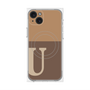 プレミアムパネル with MagSafe［ オリジナル - initial two tone - U brown ］