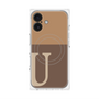 プレミアムパネル with MagSafe［ オリジナル - initial two tone - U brown ］