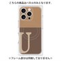 プレミアムパネル with MagSafe［ オリジナル - initial two tone - U brown ］