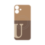 プレミアムパネル with MagSafe［ オリジナル - initial two tone - U brown ］