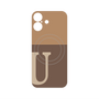 プレミアムパネル with MagSafe［ オリジナル - initial two tone - U brown ］
