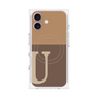 プレミアムパネル with MagSafe［ オリジナル - initial two tone - U brown ］