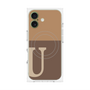 プレミアムパネル with MagSafe［ オリジナル - initial two tone - U brown ］