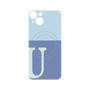 プレミアムパネル with MagSafe［ オリジナル - initial two tone - U blue ］