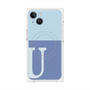 プレミアムパネル with MagSafe［ オリジナル - initial two tone - U blue ］