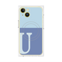 プレミアムパネル with MagSafe［ オリジナル - initial two tone - U blue ］