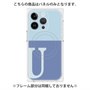 プレミアムパネル with MagSafe［ オリジナル - initial two tone - U blue ］